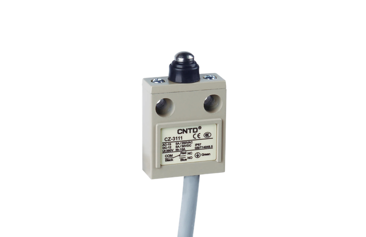 لیمیت سوئیچ فشاری ساده کاوردار ضد آب سی ان تی دی CNTD مدل CZ-3111