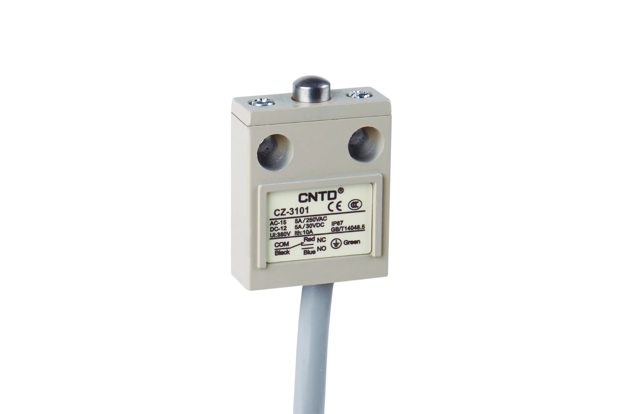 لیمیت سوئیچ فشاری ساده ضد آب سی ان تی دی CNTD مدل CZ-3101