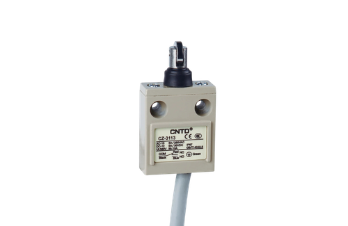 لیمیت سوئیچ فشاری قرقره دار کاوردار خلاف جهت ضد آب سی ان تی دی CNTD مدل CZ-3113