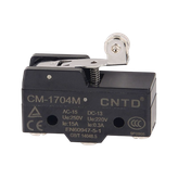 میکروسوئیچ زبانه کوتاه فشاری قرقره دار سی ان تی دی CNTD مدل CM-1704