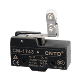 میکروسوئیچ زبانه کوتاه قرقره دار سی ان تی دی CNTD مدل CM-1743