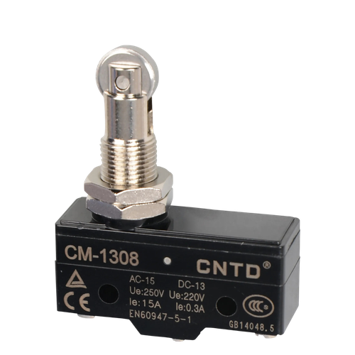 میکروسوئیچ فشاری قرقره دار سی ان تی دی CNTD مدل CM-1308