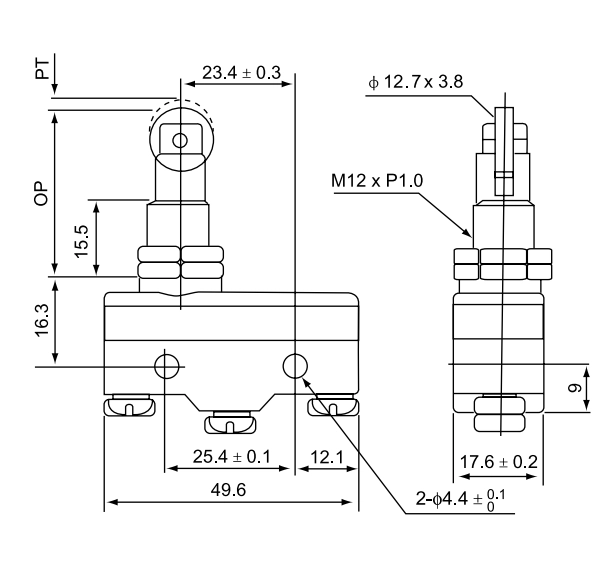 CM-1308 dimension