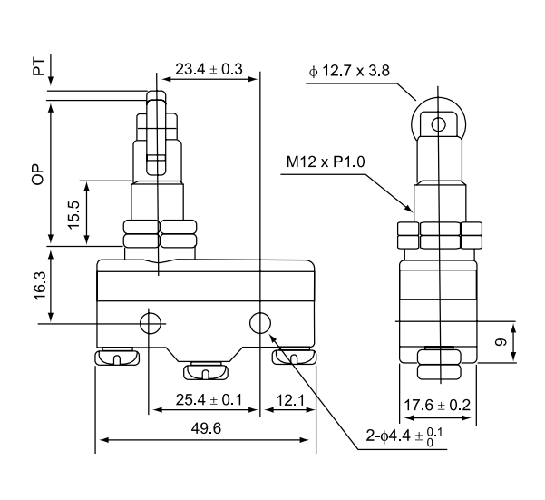 CM-1309 dimension