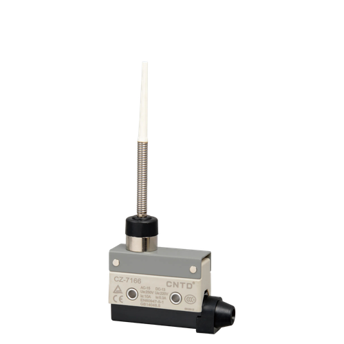 میکروسوئیچ کاوردار نیم فنر با سری پلاستیکی طرح امرن سی ان تی دی CNTD مدل CZ-7166