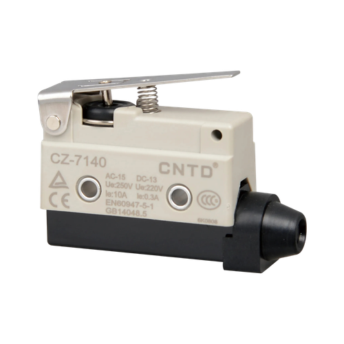 میکروسوئیچ کاوردار زبانه کوتاه بدون قرقره طرح امرن سی ان تی دی CNTD مدل CZ-7140