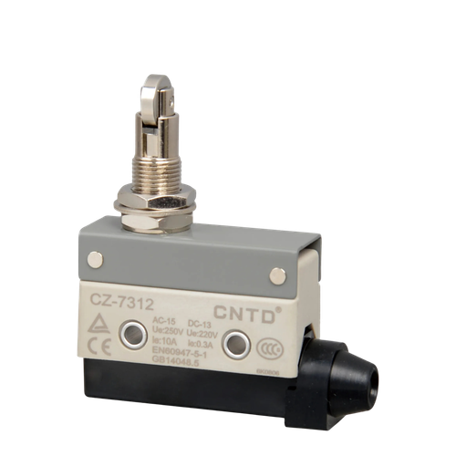 میکروسوئیچ کاوردار فشاری قرقره دار مخالف جهت طرح امرن سی ان تی دی CNTD مدل CZ-7312