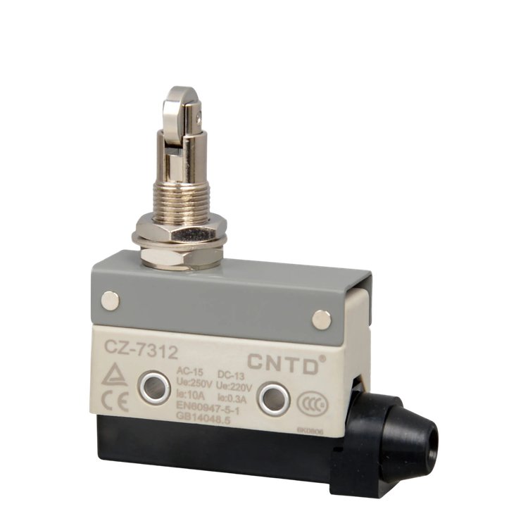 میکروسوئیچ کاوردار فشاری قرقره دار مخالف جهت طرح امرن سی ان تی دی CNTD مدل CZ-7312
