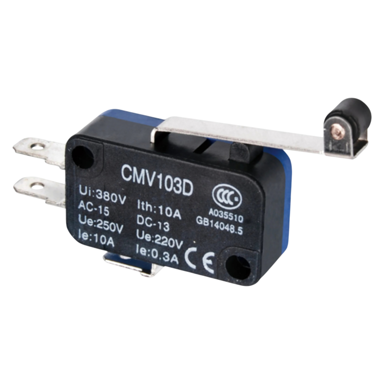 میکروسوئیچ اهرمی بلند قرقره دار سی ان تی دی CNTD مدل CMV103D