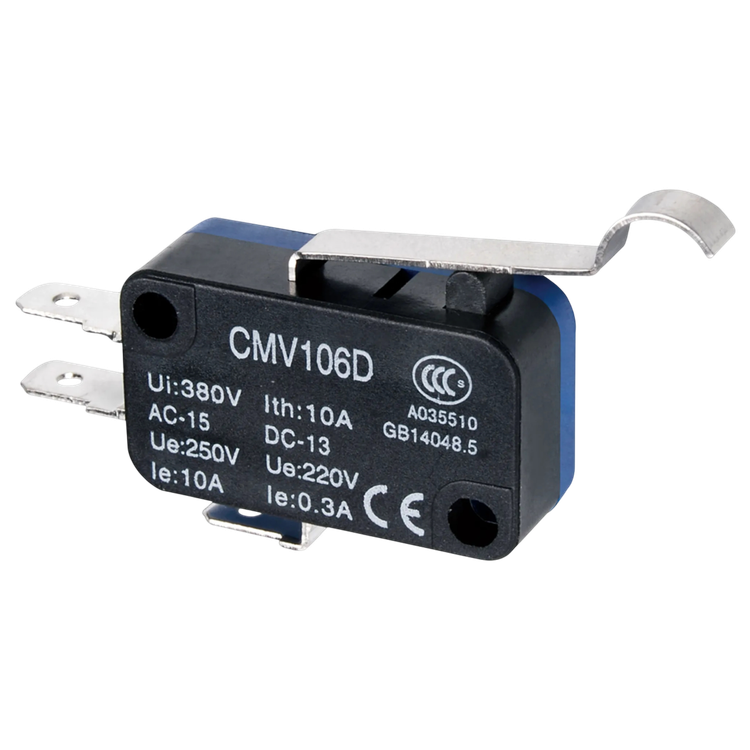میکروسوئیچ اهرمی با سر منحنی سی ان تی دی CNTD مدل CMV106D