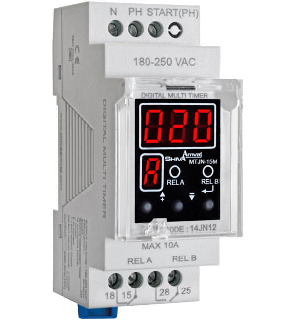 تایمر همهکاره مولتی تایمر سری N مدل MTJN-15M شیوا امواج